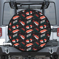 Japanese Sushi Pattern Print Tire Cover