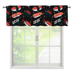 Japanese Sushi Pattern Print Window Valance
