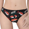 Japanese Sushi Pattern Print Women's Thong