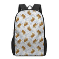 Japanese Tiger Pattern Print 17 Inch Backpack