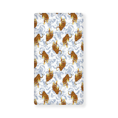 Japanese Tiger Pattern Print Baby Crib Sheet