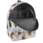 Japanese Tiger Pattern Print Backpack