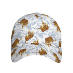 Japanese Tiger Pattern Print Baseball Cap