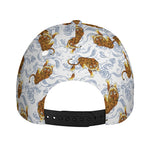 Japanese Tiger Pattern Print Baseball Cap