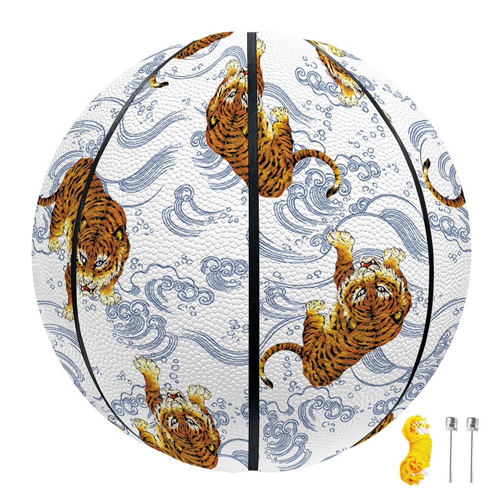 Japanese Tiger Pattern Print Basketball