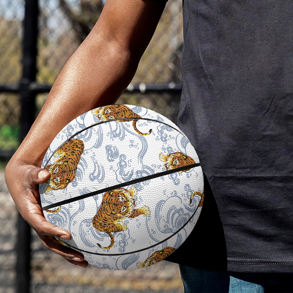 Japanese Tiger Pattern Print Basketball