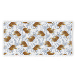 Japanese Tiger Pattern Print Beach Towel