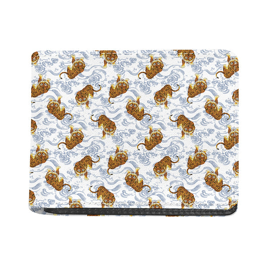Japanese Tiger Pattern Print Bifold Wallet