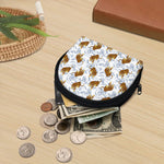 Japanese Tiger Pattern Print Coin Purse