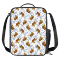 Japanese Tiger Pattern Print Crossbody Lunch Bag
