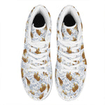 Japanese Tiger Pattern Print High Top Leather Sneakers