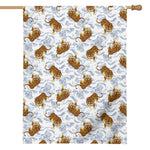 Japanese Tiger Pattern Print House Flag