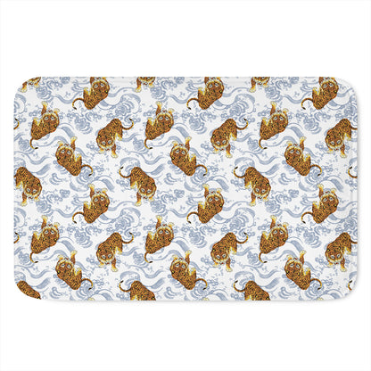Japanese Tiger Pattern Print Indoor Door Mat
