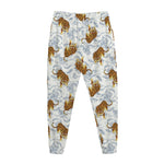 Japanese Tiger Pattern Print Jogger Pants