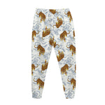 Japanese Tiger Pattern Print Jogger Pants