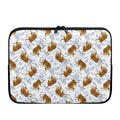 Japanese Tiger Pattern Print Laptop Sleeve