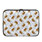 Japanese Tiger Pattern Print Laptop Sleeve