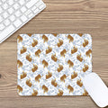 Japanese Tiger Pattern Print Mouse Pad