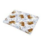 Japanese Tiger Pattern Print Pet Cooling Mat Cover