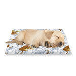 Japanese Tiger Pattern Print Pet Cooling Mat Cover
