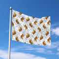 Japanese Tiger Pattern Print Polyester Flag