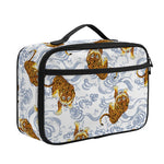 Japanese Tiger Pattern Print Portable Lunch Bag