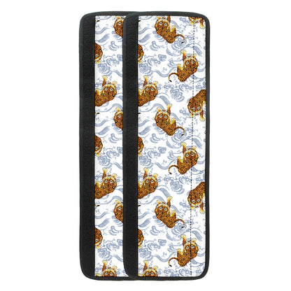 Japanese Tiger Pattern Print Refrigerator Handle Covers