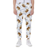 Japanese Tiger Pattern Print Scuba Joggers