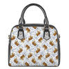 Japanese Tiger Pattern Print Shoulder Handbag