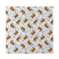 Japanese Tiger Pattern Print Silk Bandana