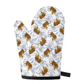 Japanese Tiger Pattern Print Single Oven Mitt