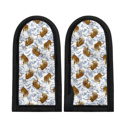 Japanese Tiger Pattern Print Skillet Handle Cover