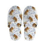 Japanese Tiger Pattern Print Slippers