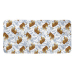 Japanese Tiger Pattern Print Towel
