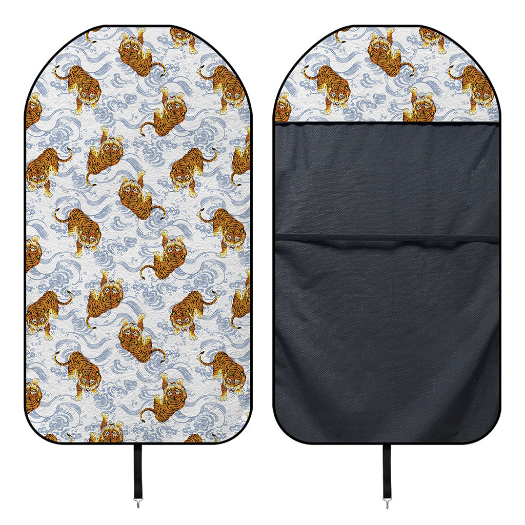 Japanese Tiger Pattern Print Waterproof Car Seat Cover