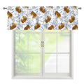 Japanese Tiger Pattern Print Window Valance