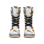 Japanese Tiger Pattern Print Winter Boots