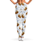 Japanese Tiger Pattern Print Women's Leggings