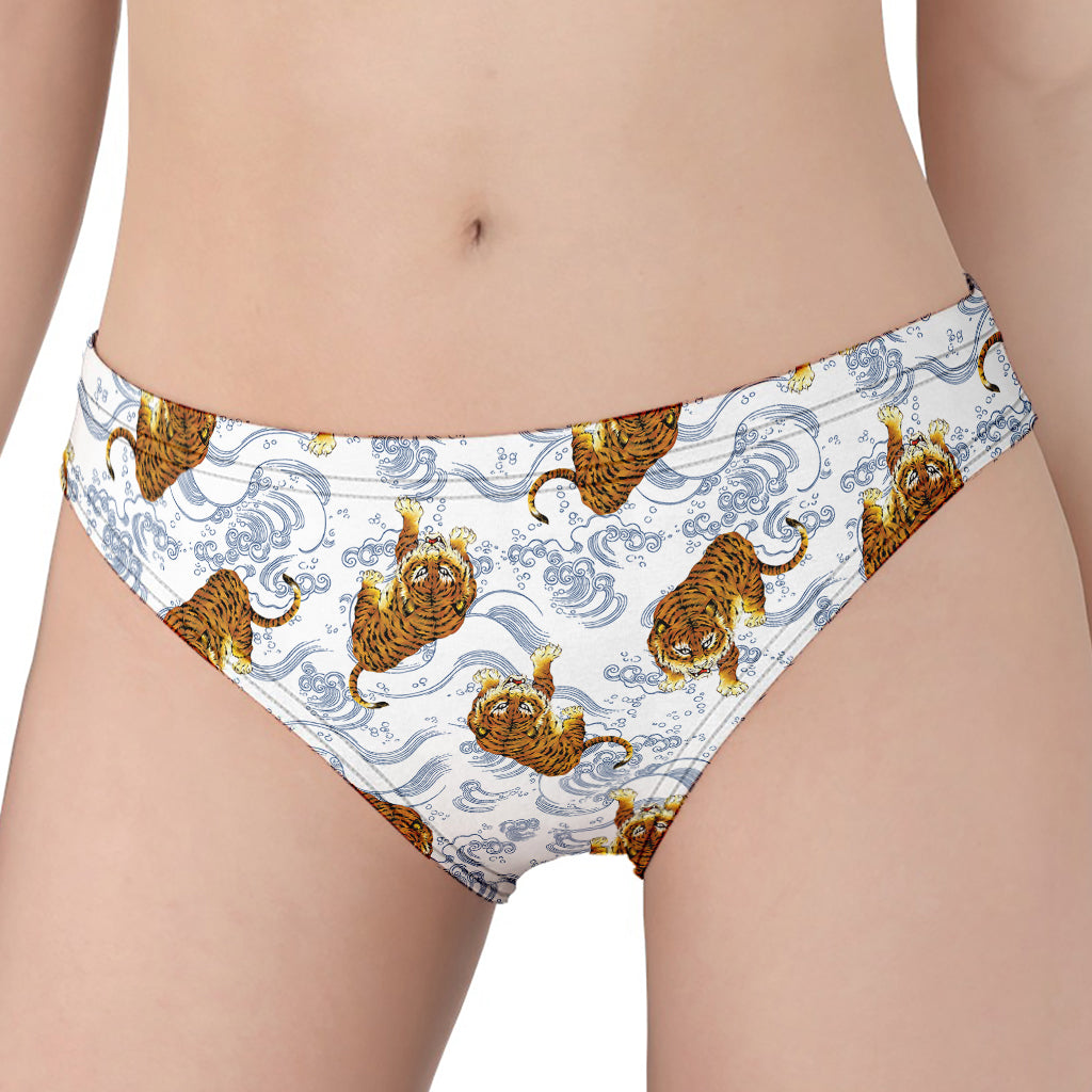 Japanese Tiger Pattern Print Women's Panties