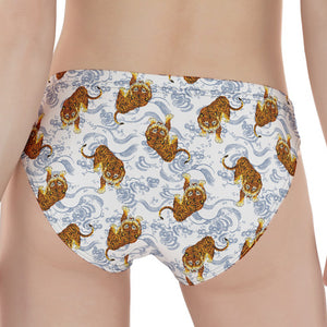 Japanese Tiger Pattern Print Women's Panties