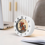 Japanese Tiger Tattoo Print Alarm Clock