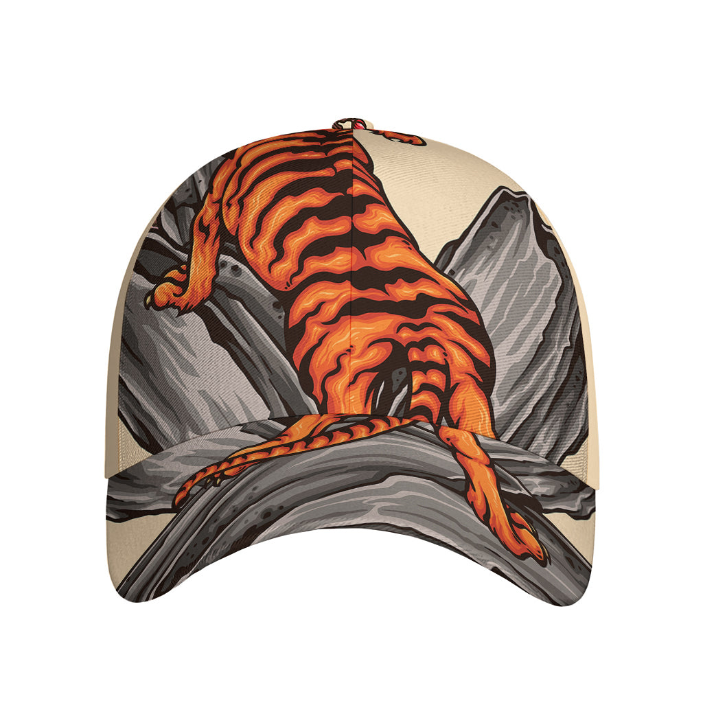 Japanese Tiger Tattoo Print Baseball Cap