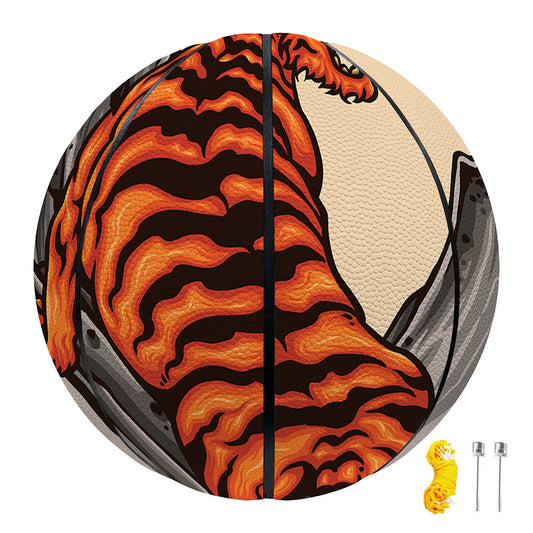 Japanese Tiger Tattoo Print Basketball