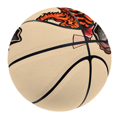 Japanese Tiger Tattoo Print Basketball
