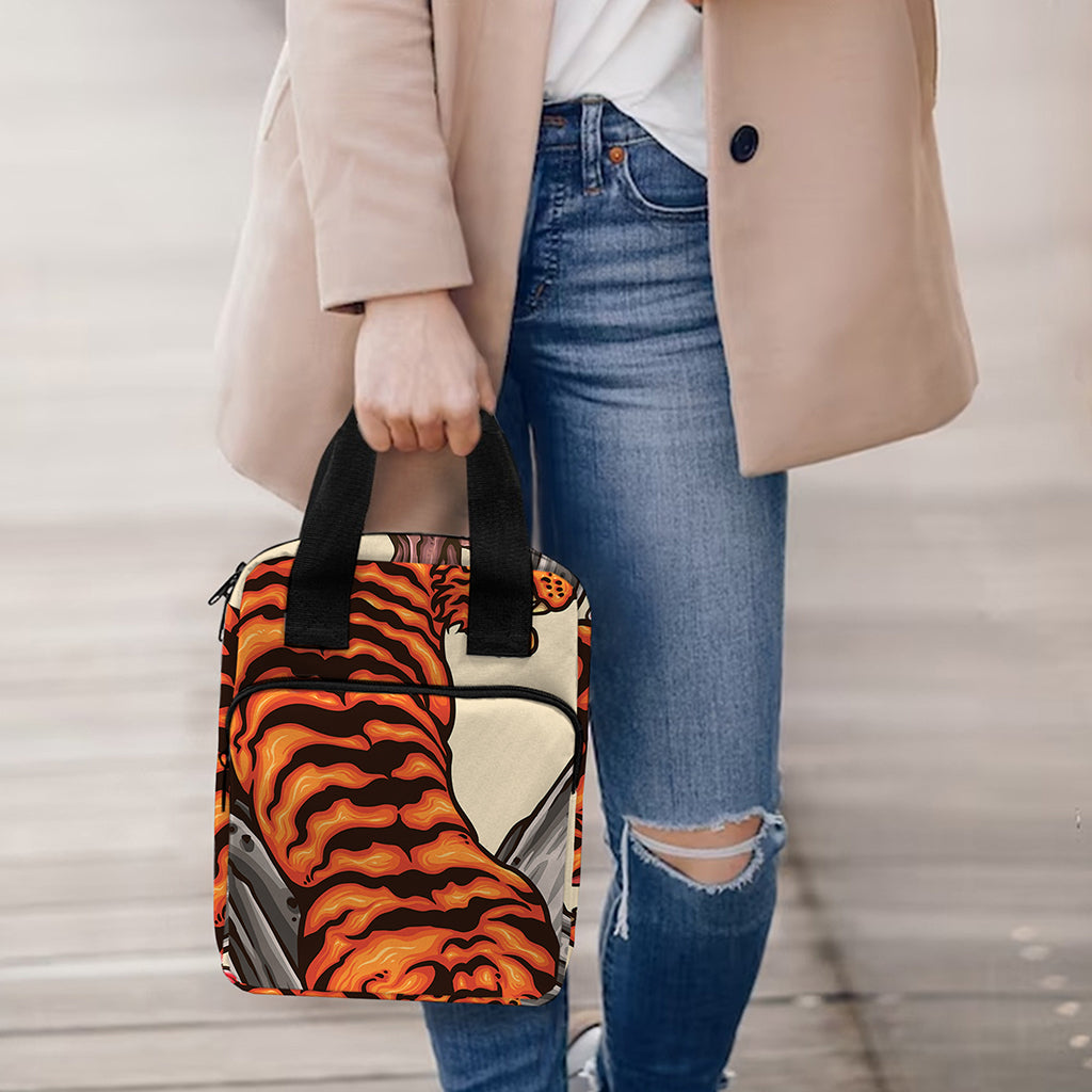 Japanese Tiger Tattoo Print Bible Tote Bag