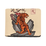 Japanese Tiger Tattoo Print Bifold Wallet