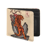 Japanese Tiger Tattoo Print Bifold Wallet