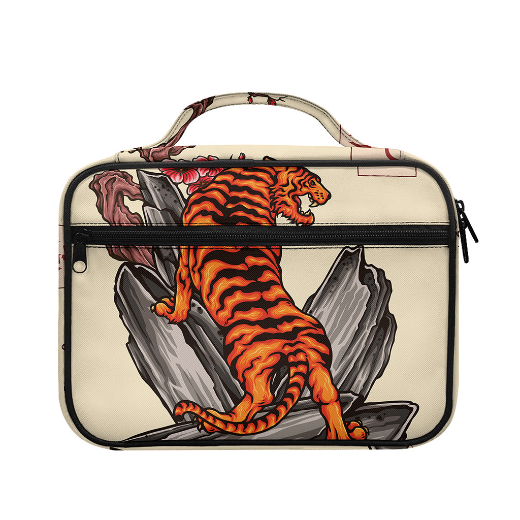 Japanese Tiger Tattoo Print Briefcase Bible Bag