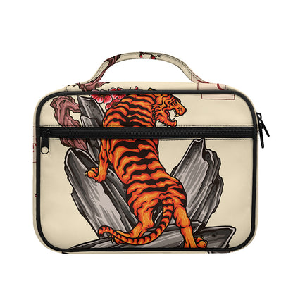 Japanese Tiger Tattoo Print Briefcase Bible Bag