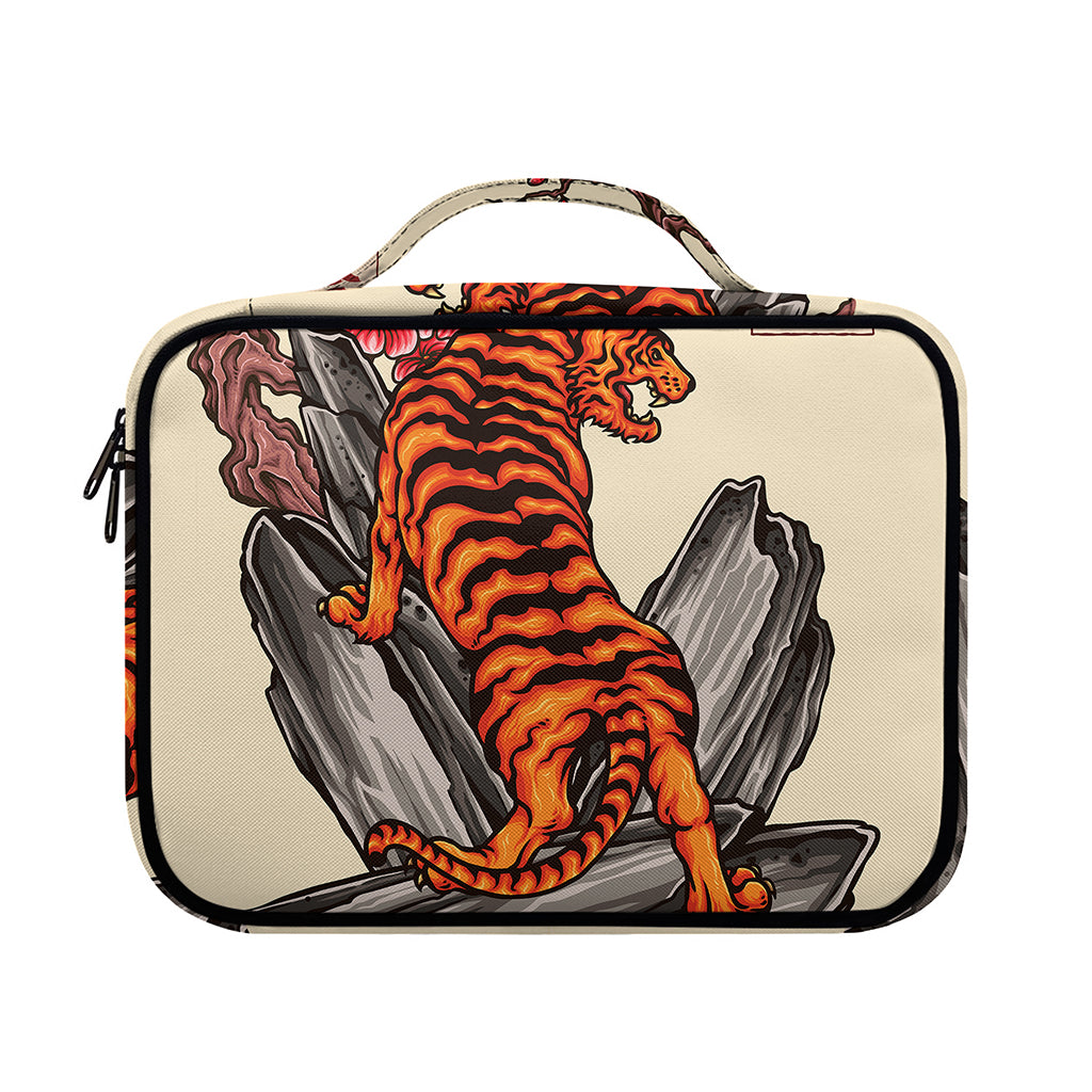 Japanese Tiger Tattoo Print Briefcase Bible Bag
